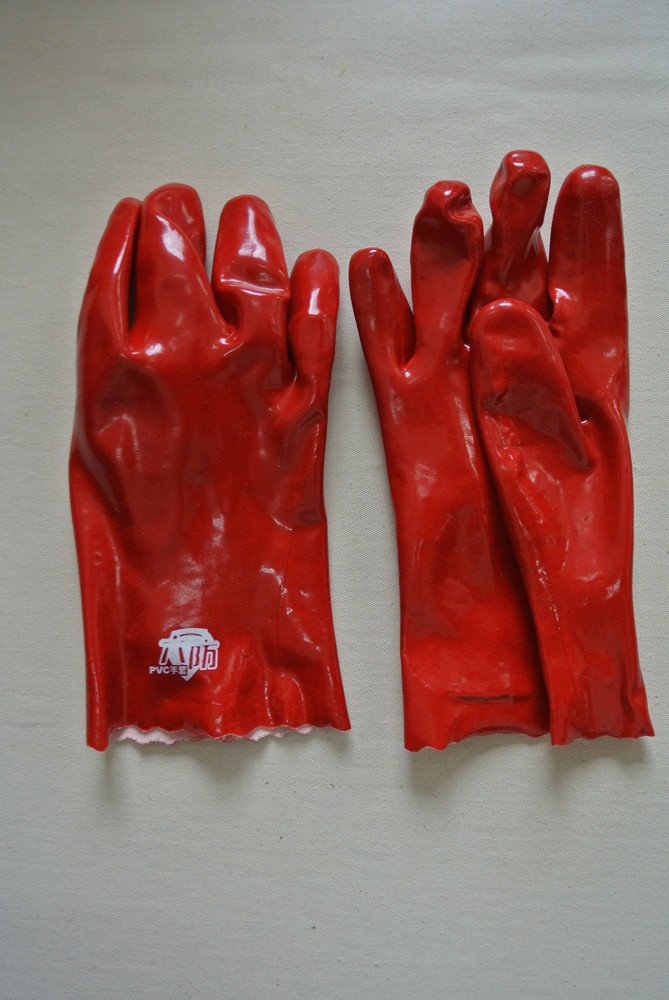 红耐油手套