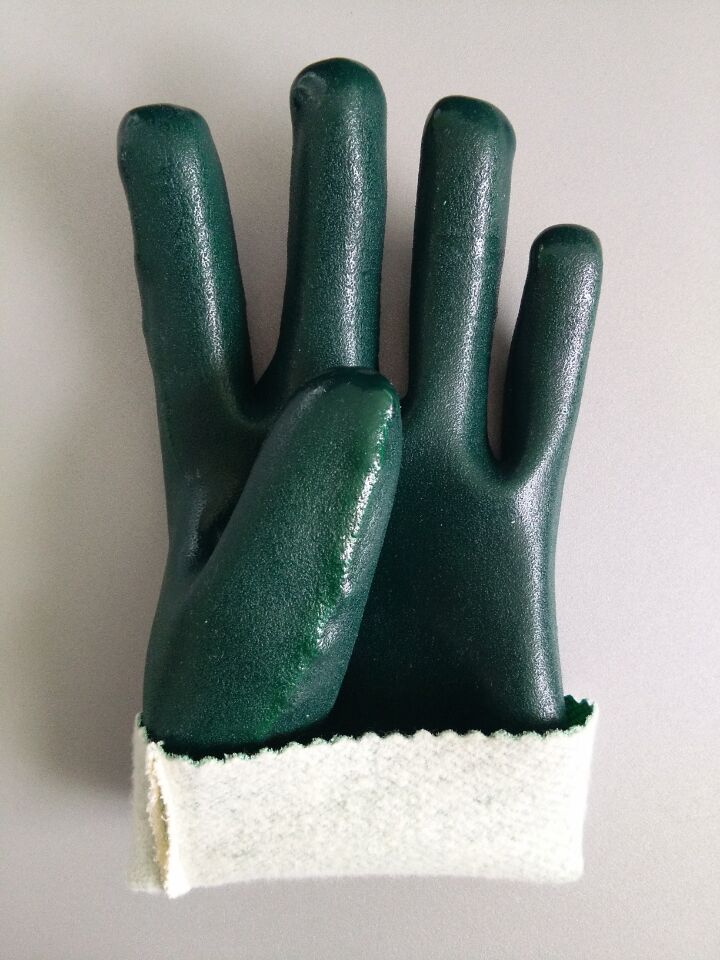 绿色砂面手套