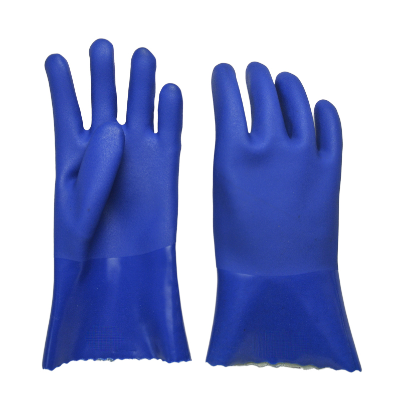 蓝耐油手套