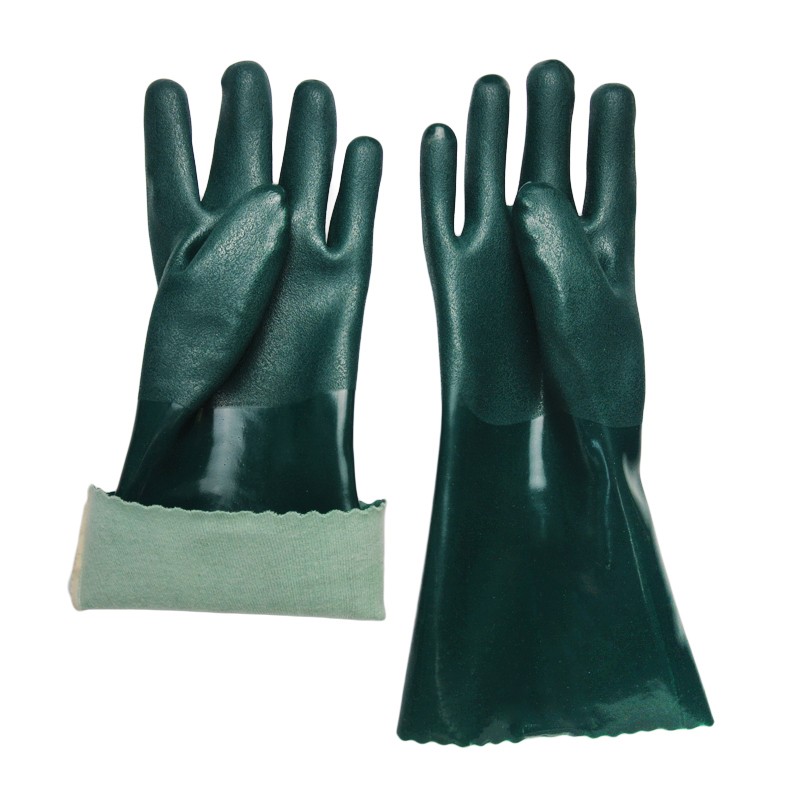 绿色耐油耐酸碱手套